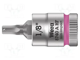 WERA Douille Allen-bit Hex-Plus Zyklop 1/8 de pouce 1/4 de pouce 28mm