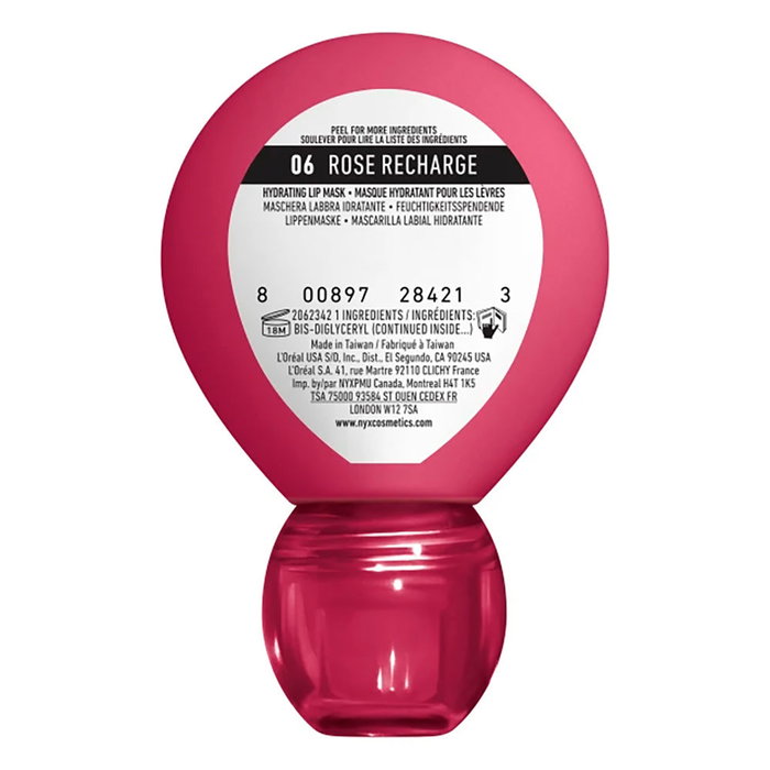 Nyx Professional Make Up Masque hydratant pour les lèvres SMUSHY Rose