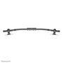 Neomounts FPMA-CB100BLACK Support mural double écran rail coulissant avec ajustement indépendant, compatible VESA 75x75-100x100mm, charge max 10 kg