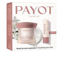 Payot Crème N°2 Cachemire Coffret 2 pcs - Soin hydratant et relaxant pour peaux normales à sèches enrichi en prébiotiques et probiotiques, 50 ml + Baume à lèvres 4,5 g