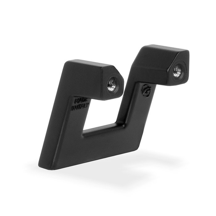 Giusti Poignée de tiroir Zamak Celso Noir mat et Or satiné, entraxe 32 mm Giusti Poignée de tiroir Zamak Celso Noir mat et Or satiné, entraxe 32 mm