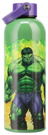 Paladone Products Marvel Universe bouteille d'eau en métal Hulk avec dragonne