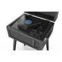 Ryght Alto - Platine vinyle sur pieds avec enceinte Bluetooth intégrée et fonction USB - Noir - 33/45/78 tr/min - Dimensions: 400 x 354 x 687 mm