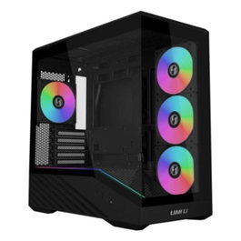 Lian Li Vector V100 Mini Black ARGB Boîtier Micro-ATX Gaming Vitre Trempée USB 3.0 Type-C