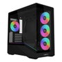 Lian Li Vector V100 Mini Black ARGB Boîtier Micro-ATX Gaming Vitre Trempée USB 3.0 Type-C