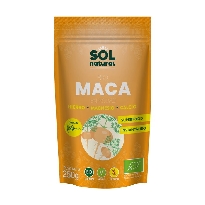 SOLNATURAL Maca en poudre BIO 250g SOLNATURAL Maca en poudre BIO 250g