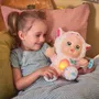 VTech Poupée Interactive Luna - Ma Poupée Étoiles Magiques, 1.5-6 ans, Projette Ciel Étoilé, Visage Lumineux, Peluche Douce - Version Français