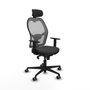 Piqueras y Crespo Chaise de Bureau 1D036G2 Gris foncé
