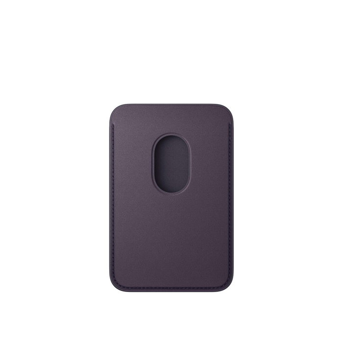 Apple Porte-cartes en tissage fin avec MagSafe - Midnight Purple
