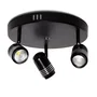 Arianna Aplique LED 27W 2.430Lm 6000K HO-3X9COB-WALLLIGHT-B-CW