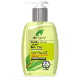 Dr. Organic Gel Savon pour les Mains à l'Huile d'Arbre à Thé 250 ml