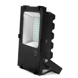 Projecteur LED 50W 5616Lm 3000K IP65 Aluminium Exterieur 50000H Portee 35m - Noir