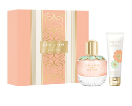 Elie Saab Coffret Girl of Now Lovely pour Femme - Eau de Parfum 50 ml + Lotion pour le Corps Hydratante 75 ml - Set Parfum