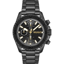 HUGO Montre Analogique Noire 44mm