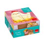 Goula - Puzzle Cubique 4 Cubes en Carton - 6 Scènes Mamans et Bébés Animaux de la Ferme - Jeu Éducatif pour Enfants Dès 2 Ans