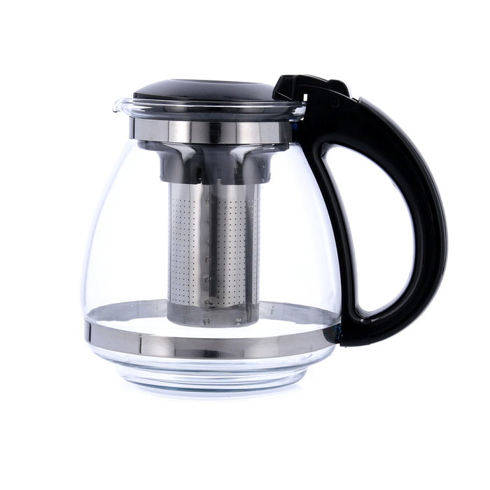 Quid Serenia Théière en Verre avec Filtre Inox, 1,5 L Quid Serenia Théière en Verre avec Filtre Inox, 1,5 L