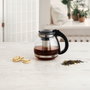 Quid Serenia Théière en Verre avec Filtre Inox, 1,5 L