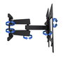 B-Tech BT8228 Support mural bras double cantilever VESA 800x600 pour écran plat extra-large - inclinable, pivotant et gestion de câbles