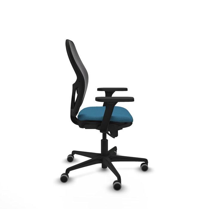 Piqueras y Crespo Chaise de Bureau Jorquera 3D036G0 Noir Vert pétrole