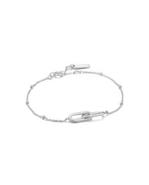 Ania Haie Bracelet Chain Reaction en Argent, Gris, 19cm