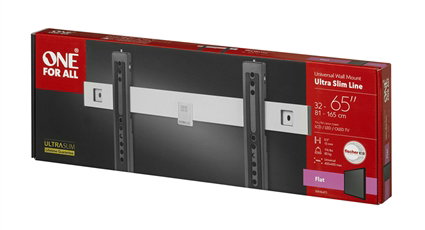 One For All WM6411 Support mural TV plat ultra mince pour écrans 32" à 65"