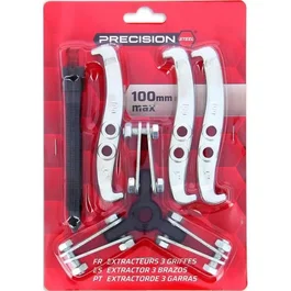 Powertrac Extracteur 3 Griffes 100 mm PRECISION STEEL pour Roulement Pignon Volant Moteur