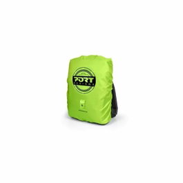 Port Designs Housse de pluie haute visibilité avec LED rechargeable, Jaune flashy