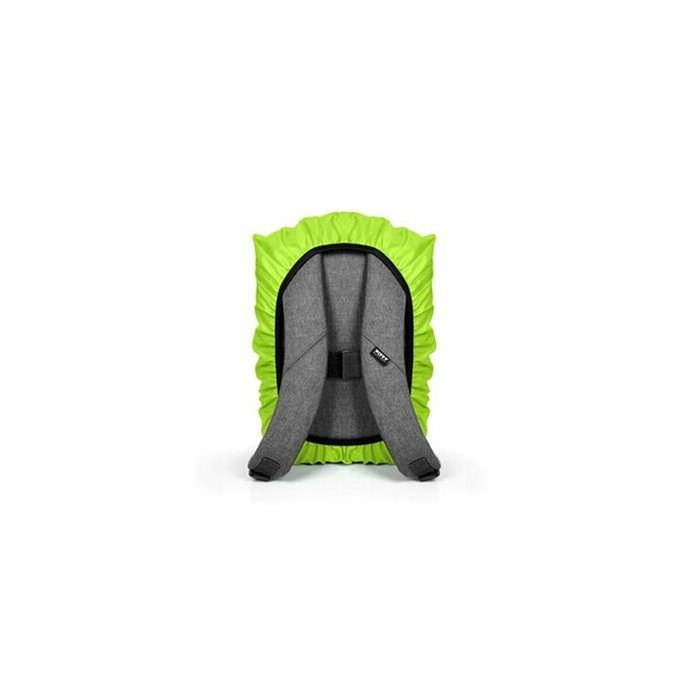 Port Designs Housse de pluie haute visibilité avec LED rechargeable, Jaune flashy