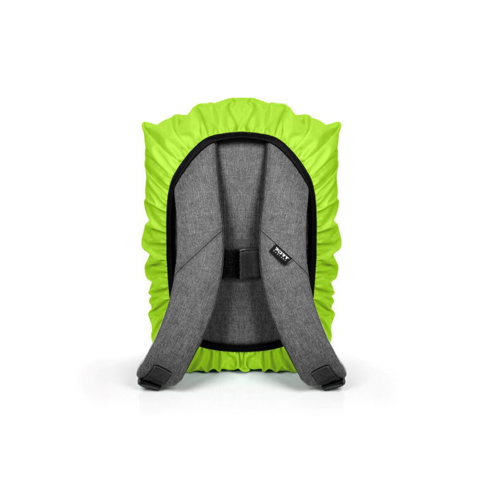 Port Designs Housse de pluie haute visibilité avec LED rechargeable, Jaune flashy