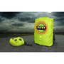Port Designs Housse de pluie haute visibilité avec LED rechargeable, Jaune flashy