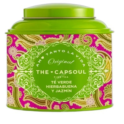 The Capsoul Thé vert en vrac, menthe poivrée et jasmin 100 g The Capsoul Thé vert en vrac, menthe poivrée et jasmin 100 g
