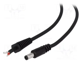 BQ CABLE Câble d'alimentation DC 5,5/2,1 mm, 1,5m, noir