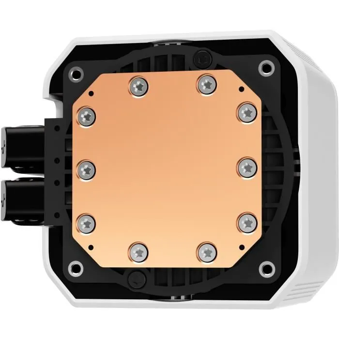 Deepcool Mystique 240 WH ARGB - Refroidisseur liquide tout-en-un pour processeur - 240 mm - Ventilateurs 12 cm RGB - Blanc