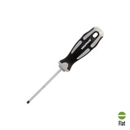 WOLFPACK LINEA PROFESIONAL Tournevis Plat Évidé Acier S2 0,8 x Ø 4,0 x 75 mm