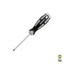 WOLFPACK LINEA PROFESIONAL Tournevis Plat Évidé Acier S2 0,8 x Ø 4,0 x 75 mm