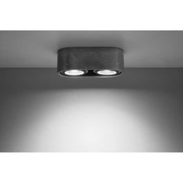SOL Plafonnier Basic-1 Gris