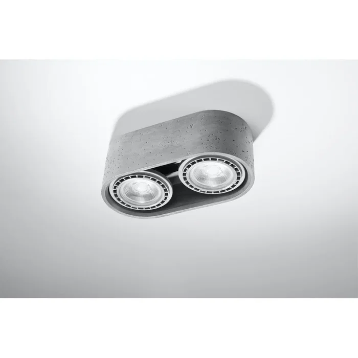 Lampe de Plafond Basic-1 Gris