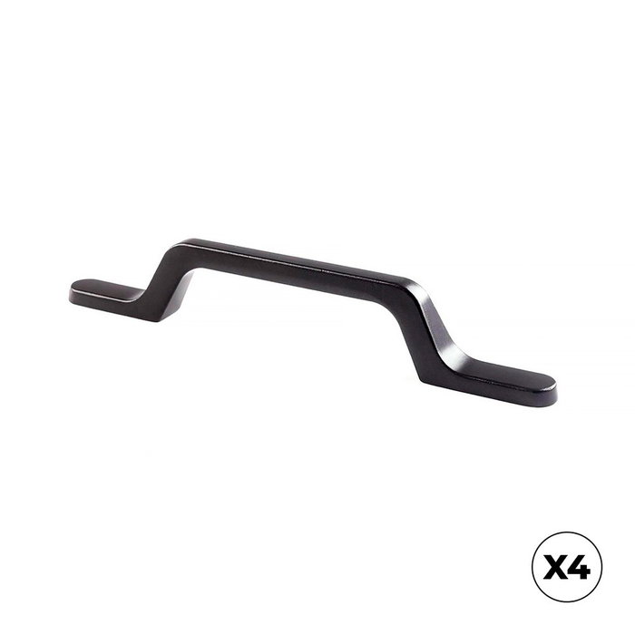 Rei Modèle 515 Poignée de meuble en aluminium finition titane 96 mm Blister 4 pièces Rei Modèle 515 Poignée de meuble en aluminium finition titane 96 mm Blister 4 pièces