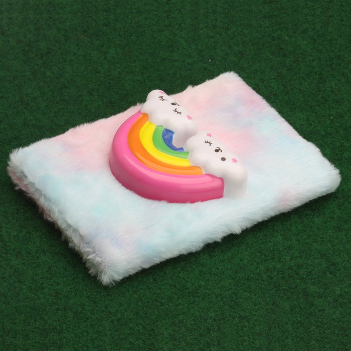 CMP General LIBRETA PELUCHE ARCO IRIS DinA5