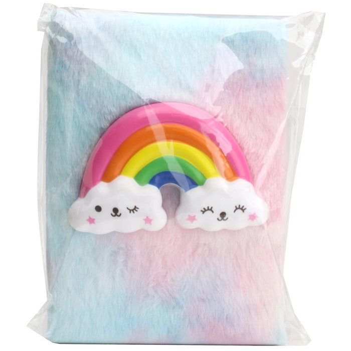 CMP General LIBRETA PELUCHE ARCO IRIS DinA5