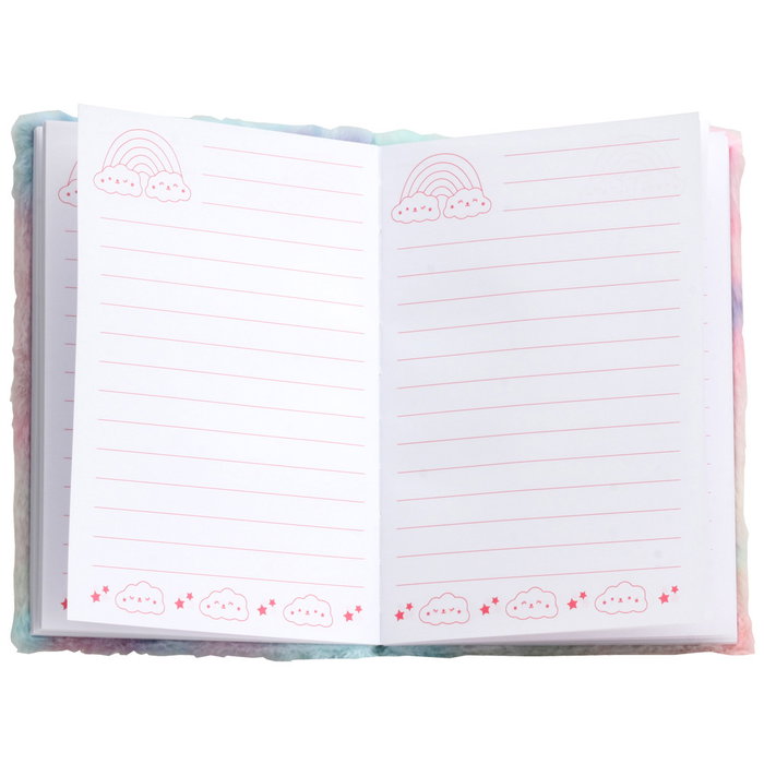 CMP General LIBRETA PELUCHE ARCO IRIS DinA5