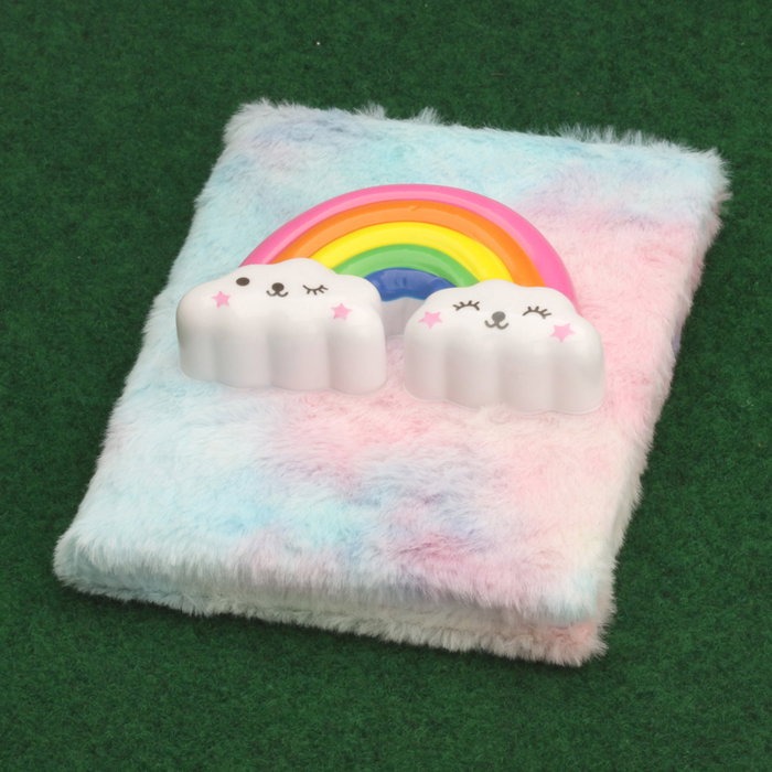 CMP General LIBRETA PELUCHE ARCO IRIS DinA5