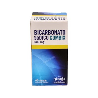 Combix Bicarbonate 500 mg 60 gélules Combix Bicarbonate 500 mg 60 gélules