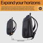 HP Sac à dos Travel pour ordinateur portable 15,6 pouces - 18 L Gris - Extensible - Fabriqué à partir de plastique recyclé