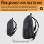 HP Sac à dos Travel pour ordinateur portable 15,6 pouces - 18 L Gris - Extensible - Fabriqué à partir de plastique recyclé