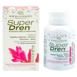BOTTEGA DI LUNGAVITA SUPER DREN capsules sgonfia 60cap.