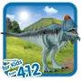 Schleich Figurine Cryolophosaure Dinosaurs - Modèle violet - Jouet dinosaure pour enfant dès 3 ans