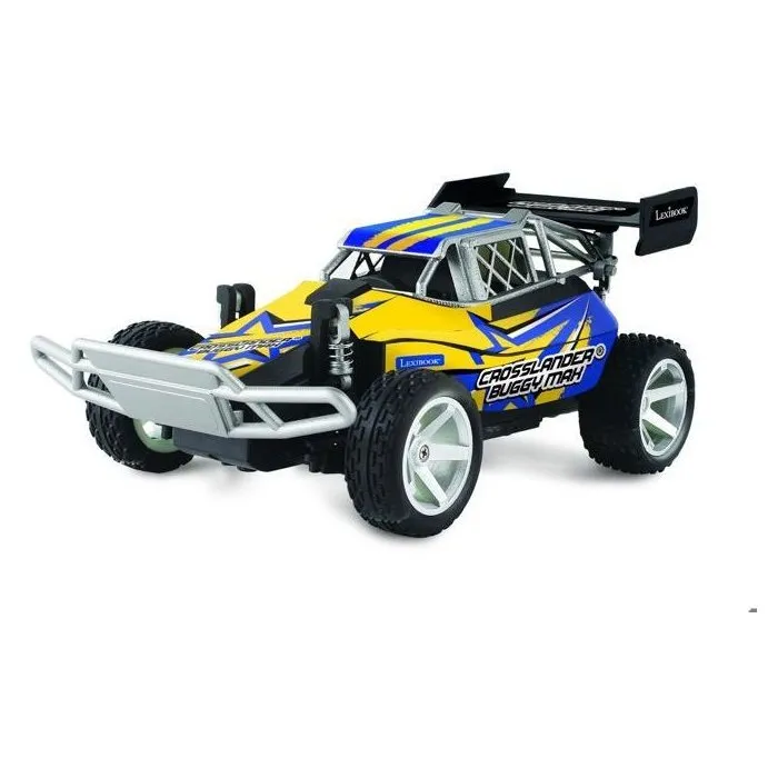 Lexibook Crosslander BUGGY MAX - Voiture buggy télécommandée rechargeable à l'échelle 1:18 avec 2 batteries et charge USB, 15 km/h