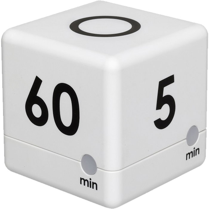 Tfa Cube Timer Digital 38.2032.02, Blanc Tfa Cube Timer Digital 38.2032.02, Blanc