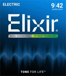 ELIXIR Jeu de cordes électriques Optiweb SL 09-42